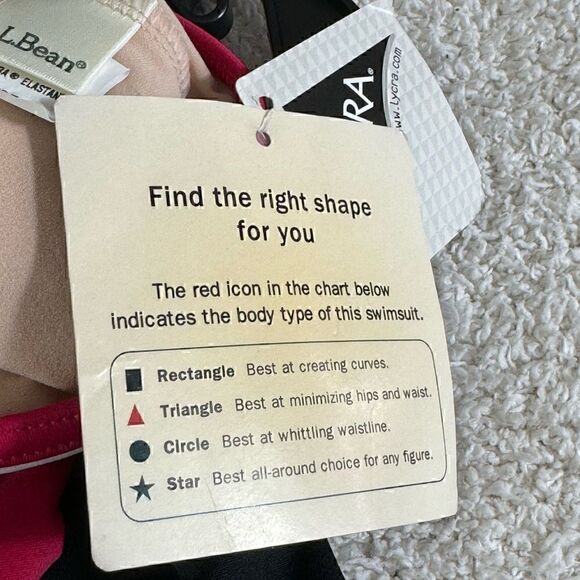 Vintage L.L. Bean swimsuit Womens Size 18 Regular shaping One piece Dead stock - Picture 7 of 10